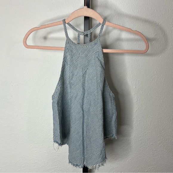 BDG Tops - BDG Womens Linen Blend Halter Top Size XS